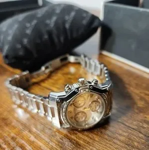 Bulova Wintermoor Casual Diamond Dial Watch Bulova Casual Diamonds Mens Watch 98D114 – TimeSquareUnlimited main image 4